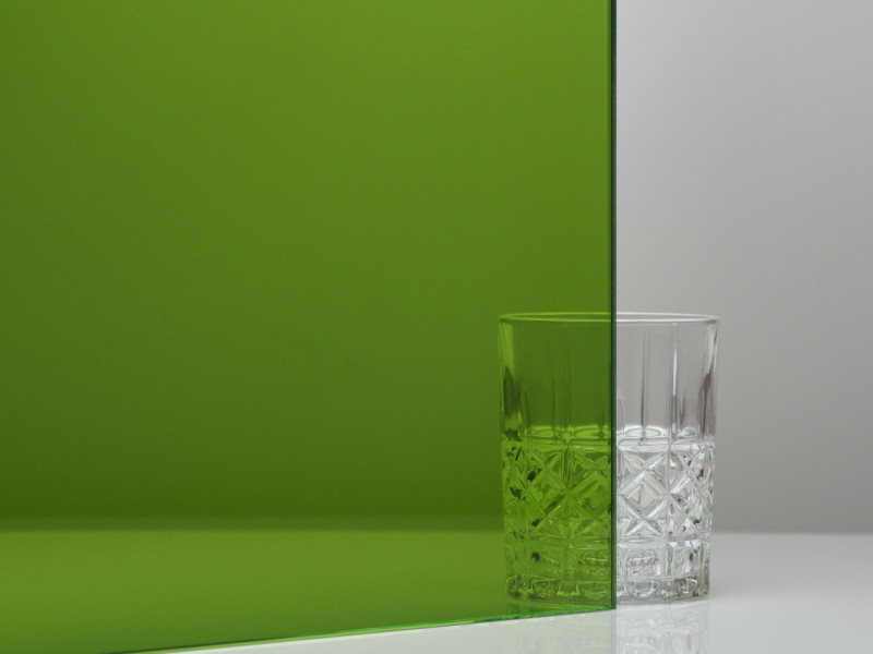 Solid Color Translucent Manzanilla Olive websize